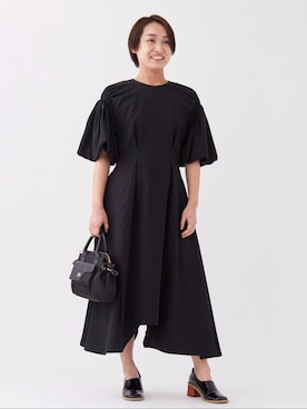 「骨格ウェイブ」｜LANVIN en Bleu STAFFさん（レディース・160cm）の冬コーディネート