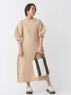 「骨格ウェイブ」｜LANVIN en Bleu STAFFさん（レディース・160cm）の冬コーディネート