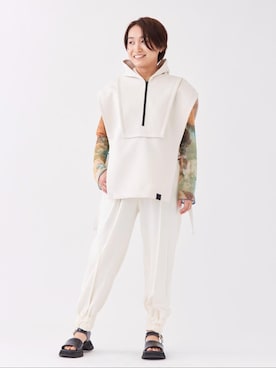 「骨格ウェイブ」｜LANVIN en Bleu STAFFさん（レディース・160cm）の冬コーディネート