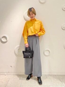 LANVIN en Bleu STAFFさん(レディース・170cm)の冬コーディネート