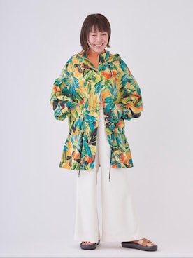 「LANVIN en Bleu（ランバンオンブルー）のアイテム（オールインワン・サロペット）」を使った、LANVIN en Bleu STAFFさん（レディース・162cm）の春コーディネート