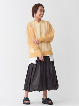 「骨格ウェイブ」｜LANVIN en Bleu STAFFさん（レディース・160cm）の春コーディネート