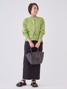 「骨格ウェイブ」｜LANVIN en Bleu STAFFさん（レディース・160cm）の春コーディネート