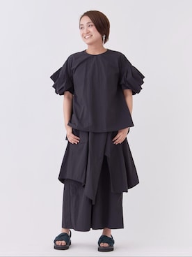 「骨格ウェイブ」｜LANVIN en Bleu STAFFさん（レディース・160cm）の春コーディネート
