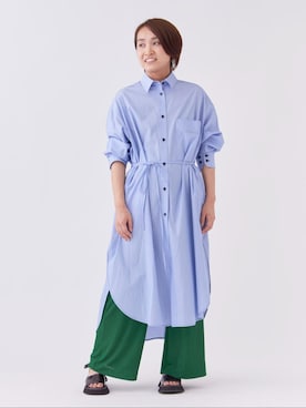 「骨格ウェイブ」｜LANVIN en Bleu STAFFさん（レディース・160cm）の夏コーディネート