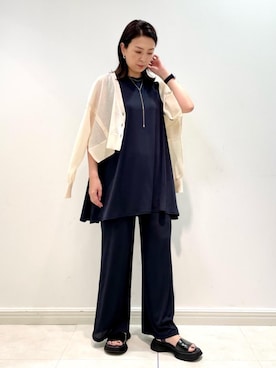 LANVIN en Bleu STAFFさん（レディース・164cm）の夏コーディネート