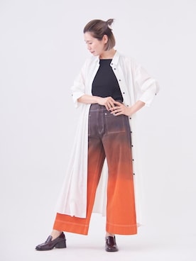 LANVIN en Bleu STAFFさん(レディース・170cm)の夏コーディネート