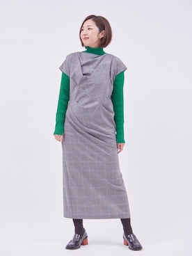 LANVIN en Bleu STAFFさん（レディース・161cm）の秋コーディネート