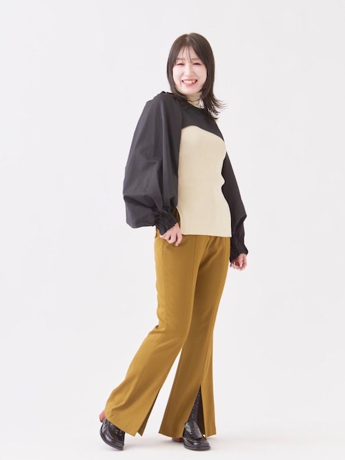 セール】ウールツイルスリットフレアパンツ（その他パンツ）｜LANVIN