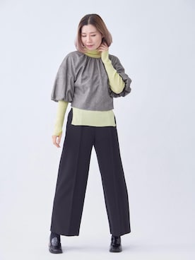 LANVIN en Bleu STAFFさん(レディース・170cm)の秋コーディネート