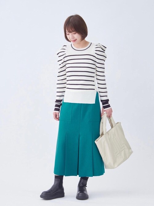 ランバン オン ブルー LANVIN en Bleu STAFFさんのトートバッグを使っ 