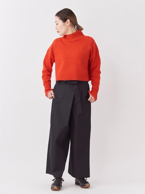 LANVIN ハイウエストワイトレックトラウサ RWTR00104885P23 401 LANVIN ハイウエストワイトレックトラウサ RWTR00104885P23 401