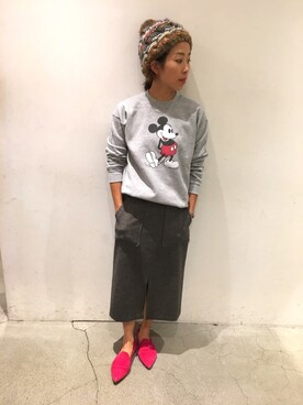 Yuka Ozawaさん（レディース・153cm）の冬コーディネート