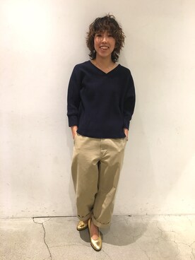 Yuka Ozawaさん（レディース・153cm）の冬コーディネート