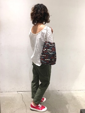 Yuka Ozawaさん（レディース・153cm）の冬コーディネート