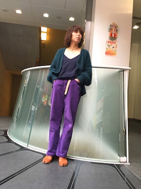 Yuka Ozawaさん(レディース・153cm)の冬コーディネート
