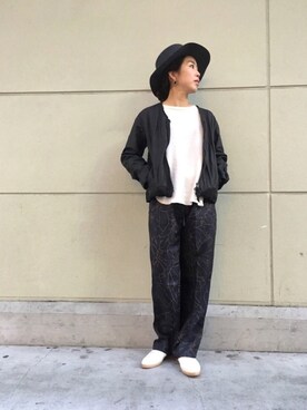 Yuka Ozawaさん（レディース・153cm）の冬コーディネート