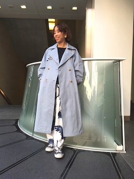 Yuka Ozawaさん(レディース・153cm)の冬コーディネート