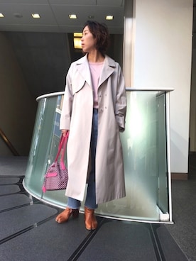 Yuka Ozawaさん(レディース・153cm)の春コーディネート