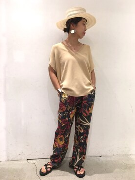 Yuka Ozawaさん（レディース・153cm）の夏コーディネート