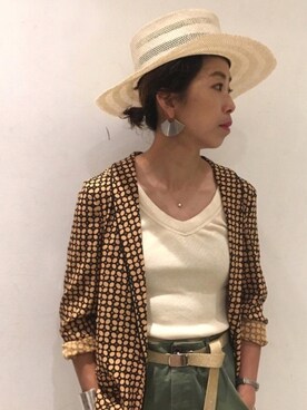 「2018ss」｜Yuka Ozawaさん（レディース・153cm）の夏コーディネート