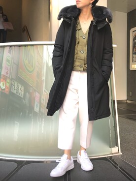 Yuka Ozawa(B'2nd 神南)｜WOOLRICHのダウンジャケット/コートを使った