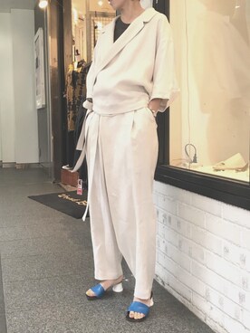 Yuka Ozawaさん（レディース・155cm）の春コーディネート