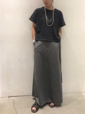 Yuka Ozawaさん（レディース・155cm）の夏コーディネート