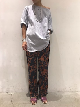 Yuka Ozawaさん(レディース・155cm)の夏コーディネート