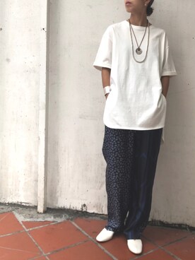 Yuka Ozawaさん（レディース・155cm）の夏コーディネート