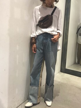 Yuka Ozawaさん(レディース・155cm)の夏コーディネート