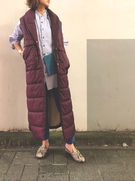 「ITTI（イッチ）のアイテム（財布/小物）」を使った、Yuka Ozawaさん（レディース・155cm）の冬コーディネート