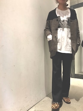 Yuka Ozawaさん（レディース・155cm）の秋コーディネート