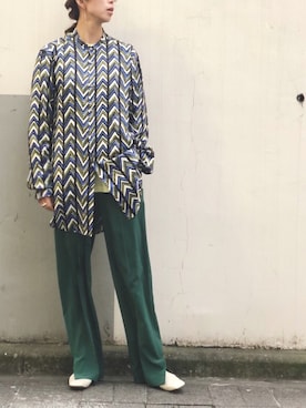 「08sircus（ゼロエイトサーカス）のアイテム」を使った、Yuka Ozawaさん（レディース・155cm）の冬コーディネート