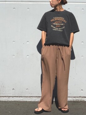 Yuka Ozawaさん（レディース・155cm）の夏コーディネート