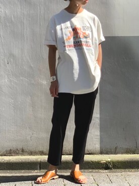 Yuka Ozawaさん（レディース・155cm）の夏コーディネート