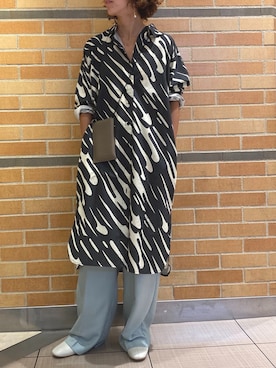 「ITTI（イッチ）のアイテム（財布/小物）」を使った、Yuka Ozawaさん（レディース・155cm）の夏コーディネート
