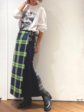 Yuka Ozawaさん(レディース・155cm)の秋コーディネート