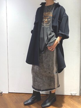 Yuka Ozawaさん（レディース・155cm）の秋コーディネート