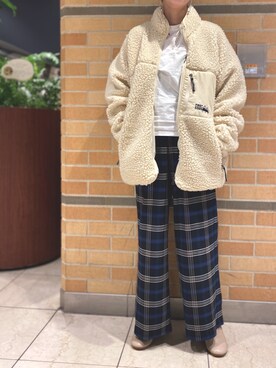 Yuka Ozawaさん（レディース・155cm）の冬コーディネート