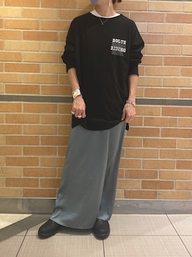 Yuka Ozawaさん（レディース・155cm）の冬コーディネート