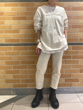 Yuka Ozawaさん（レディース・155cm）の冬コーディネート