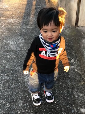 genさん（キッズ・80cm）の冬コーディネート