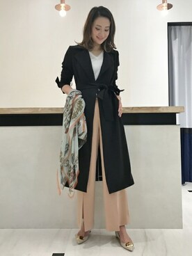 「FIGARO Paris（フィガロパリ）のアイテム（ジャケット/アウター）」を使った、vermeilmurataさん（レディース・170cm）の冬コーディネート