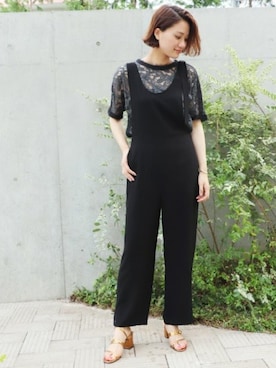 「VERMEIL par iena（ヴェルメイユパーイエナ）のアイテム（オールインワン・サロペット）」を使った、vermeilmurataさん（レディース・174cm）の夏コーディネート