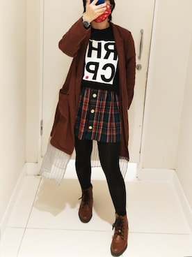 「ROCOCO（ロココ）のアイテム」を使った、Akiraさん（レディース・155cm）の冬コーディネート