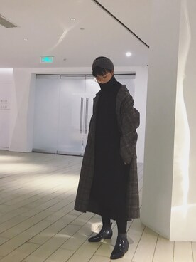 「initial（イニシャル）のアイテム（ブーツ）」を使った、iwang.cさん（レディース・162cm）の冬コーディネート