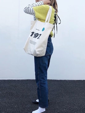 「JEANASIS（ジーナシス）のアイテム（パンプス）」を使った、Yurinaさん（レディース・165cm）の春コーディネート