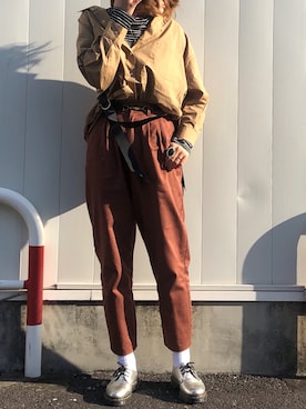 「Editt by YECCA VECCA（エディットバイイェッカヴェッカ）のアイテム」を使った、Yurinaさん（レディース・165cm）の冬コーディネート