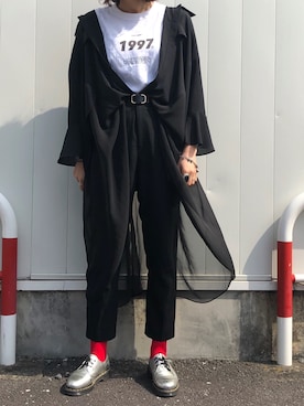 「youthloser」｜「アイテム（その他）」を使った、Yurinaさん（レディース・165cm）の冬コーディネート